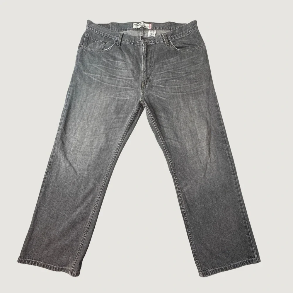 Vintage Levi's Jeans 559 Mens 40x30 Gray Relaxed Straight Fit Denim Pants Y2K